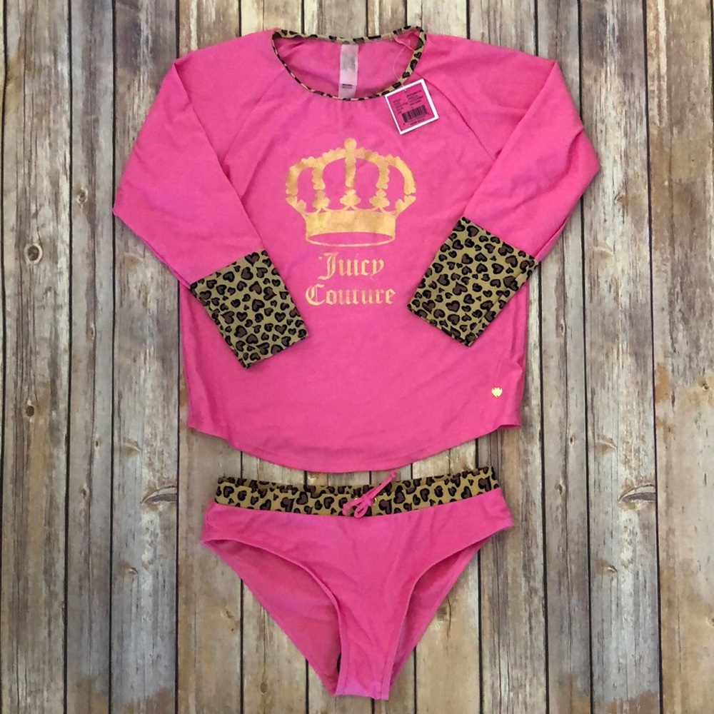 Girls Juicy Couture 2 piece swimsuit